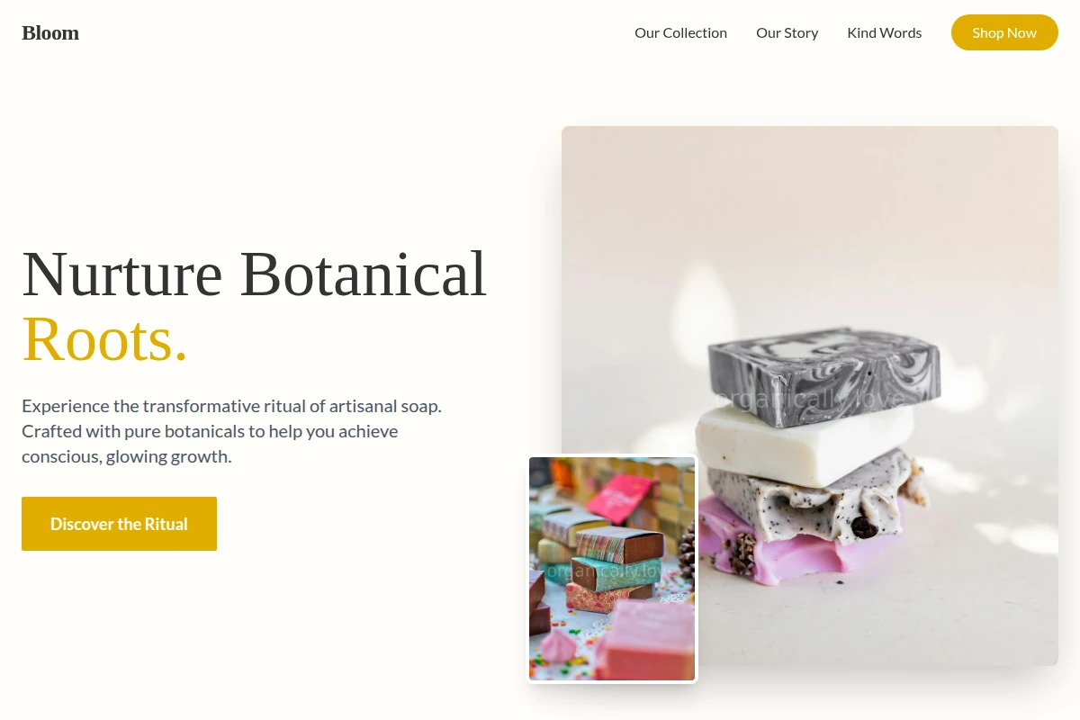 Bloom Handmade Soap